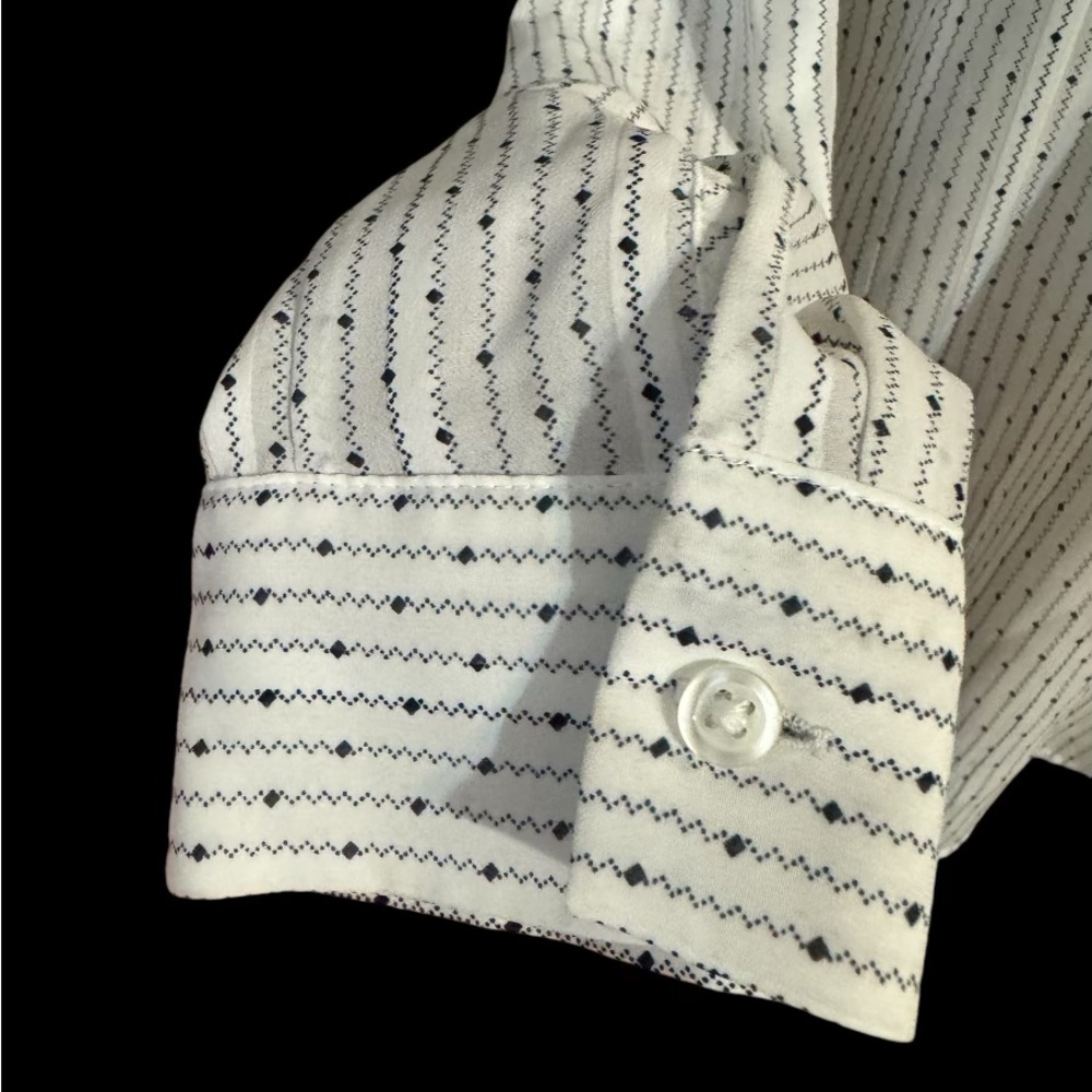 ❤️ANN TAYLOR  PRISTINE PERFECT for  OFFICE/CAREER  BLOUSE  SMALL   #V - Picture 6 of 7